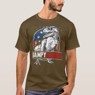 Camiseta Grampy saurus Dinosaur T Re American Flag Family M
