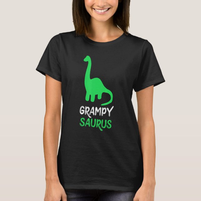 Camiseta Grampy-Saurus Funny Dino Dinosaur Grampy Saurus (Anverso)