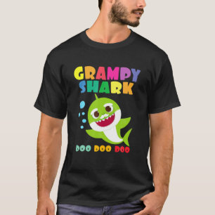 Camiseta Grampy Shark Doo Doo Grampy Baby Mommy Kids