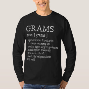 Camiseta Grams Definition Abuela Mother Day Gifts Women