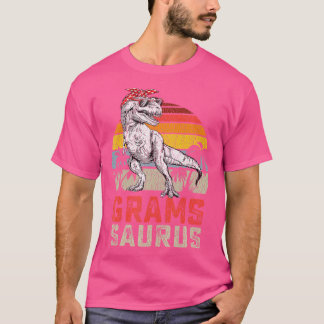 Camiseta Gramssaurus T Rex Dinosaur Grams Saurus Family Mat