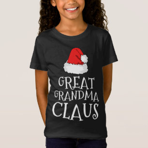 Camiseta Gran Abuela Claus Navidades Gorra Familia coincide