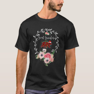 Camiseta Gran Abuela Con Navidades Familiares De Xmas Pajam