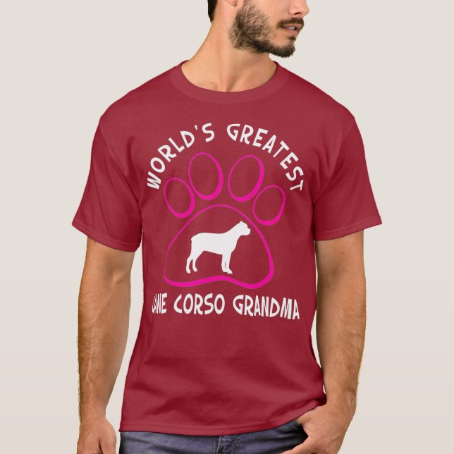 Camiseta Gran abuela de Cane Corso del Mundo (Anverso)