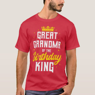 Camiseta Gran Abuela del cumpleaños Rey Fiesta Crown Bda