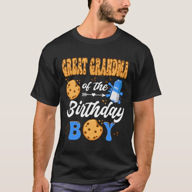 Camiseta Gran Abuela Del Niño De Cumpleaños Cookies De Lech (Anverso)