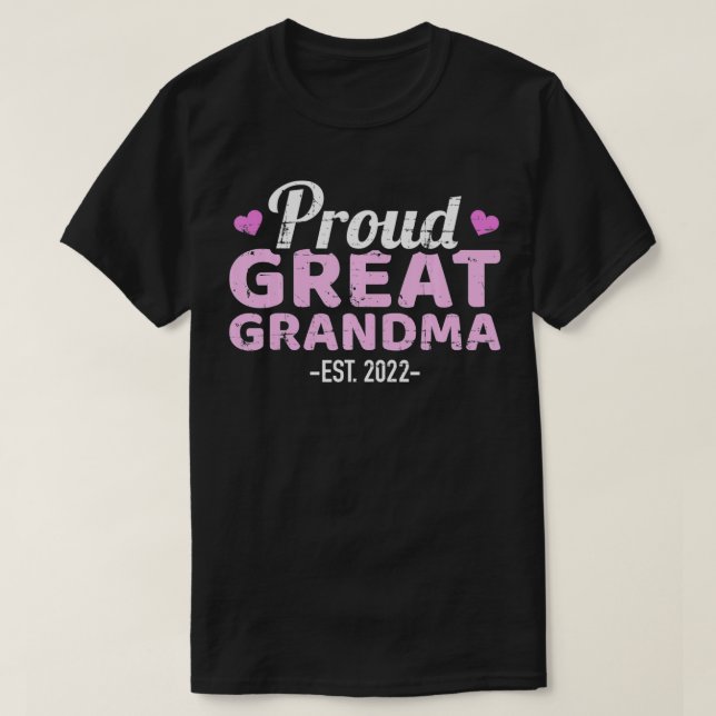 Camiseta Gran abuela orgullosa 2022 (Diseño del anverso)