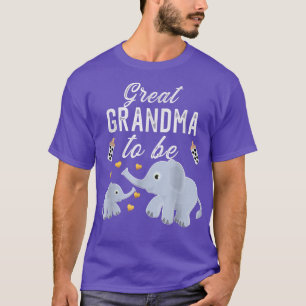 Camiseta Gran Abuela Para Ser Elefante Baby Shower Gran Gra