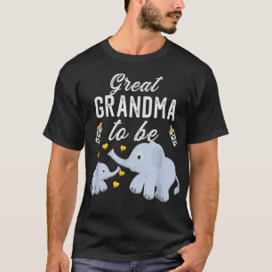 Camiseta Gran Abuela Para Ser Elefante Baby Shower Gran May