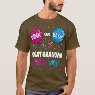 Camiseta Gran Abuela rosa o azul te ama el género