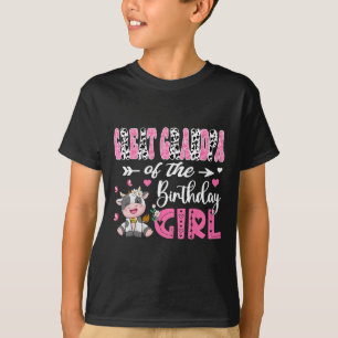 Camiseta Gran Abuelo Del Chica De Cumpleaños Cute Cow 1Bi