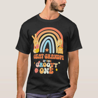 Camiseta Gran Abuelo Del Groovy Un Nacimiento De Boho Arcoi