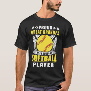 Camiseta Gran Abuelo Orgulloso De Un Impresionante Jugador 