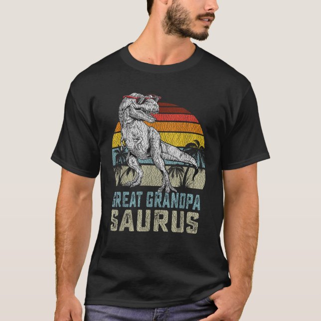 Camiseta Gran abuelo T Rex Dinosaur Abuelo Saurus (Anverso)