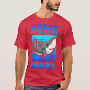 Camiseta Gran Abuelo Tiburón Cute Abuelo Abuelo Abuelo G