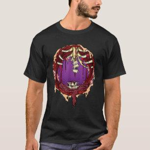 Camiseta Gran agujero en el pecho por superpoderes Gore Zom