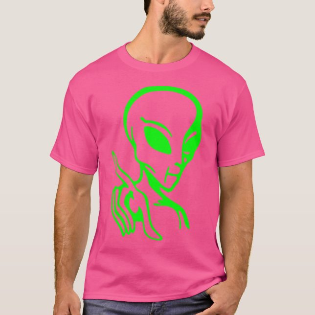 Camiseta Gran Aliente Verde (Anverso)
