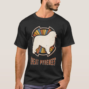 Camiseta Gran amor retro vintage de los Pirineos