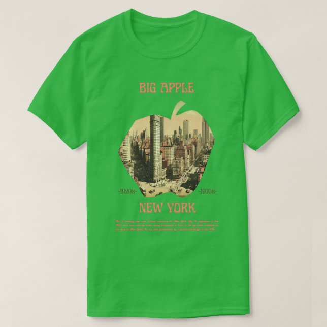 Camiseta Gran Apple (Diseño del anverso)