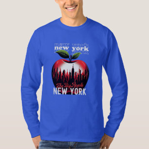 Camiseta Gran Apple Nueva York Gráfico retro
