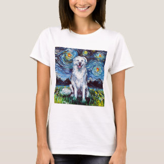 Camiseta Gran arte de perros blancos grandes de Noche Stark
