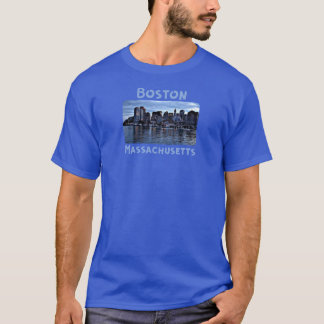Camiseta Gran arte en el Skyline de Boston Massachusetts