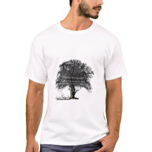 Gran Arte Negro de Árbol - Ilustración de Naturale