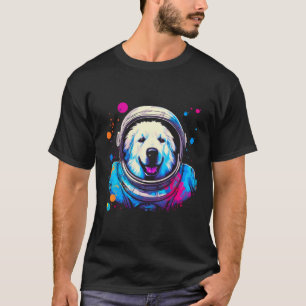 Camiseta Gran astronauta divertida de perro de los Pirineos