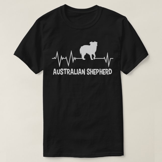Camiseta Gran australiano de diseño de latido de Shepherd (Diseño del anverso)