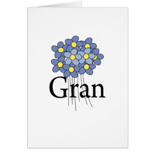 Camiseta Gran Azul Flor Bonito