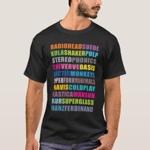 CAMISETA GRAN BANDA BRITPOP 