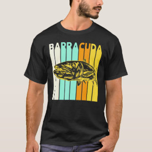 Camiseta Gran Barracuda Cuda Pesca Vida Silvestre Agua Sala