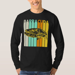 Camiseta Gran Barracuda Cuda Pesca Vida Silvestre Agua sala