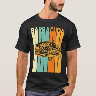 Camiseta Gran Barracuda Cuda Pesca Vida Silvestre Agua Sala