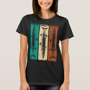 Camiseta Gran Barracuda Cuda Pesca Vida Silvestre Agua Sala