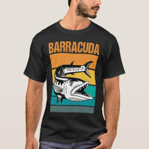 Camiseta Gran Barracuda Cuda Pesca Vida Silvestre Agua sala
