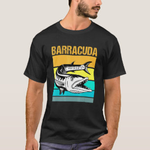 Camiseta Gran Barracuda Cuda Pesca Vida Silvestre Agua Sala