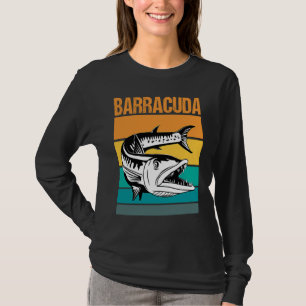 Camiseta Gran Barracuda Cuda Pesca Vida Silvestre Agua Sala