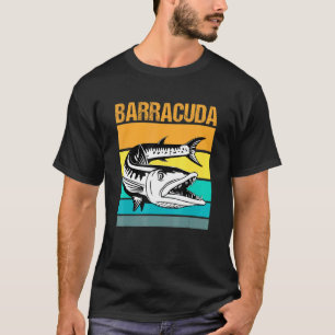 Camiseta Gran Barracuda Cuda Pesca Vida Silvestre Salada Fi