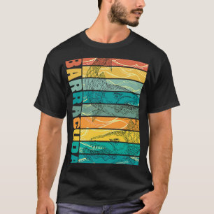 Camiseta Gran Barracuda Cuda Pesca Vida Silvestre Salada Fi