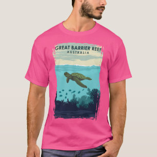 Camiseta Gran Barrera de Arrecifes Australia Queensland Vin