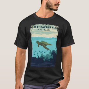 Camiseta Gran Barrera de Arrecifes Australia Queensland Vin