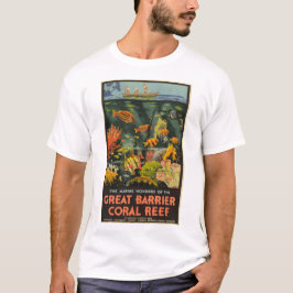 Camiseta Gran Barrera de Coral Poster 1933