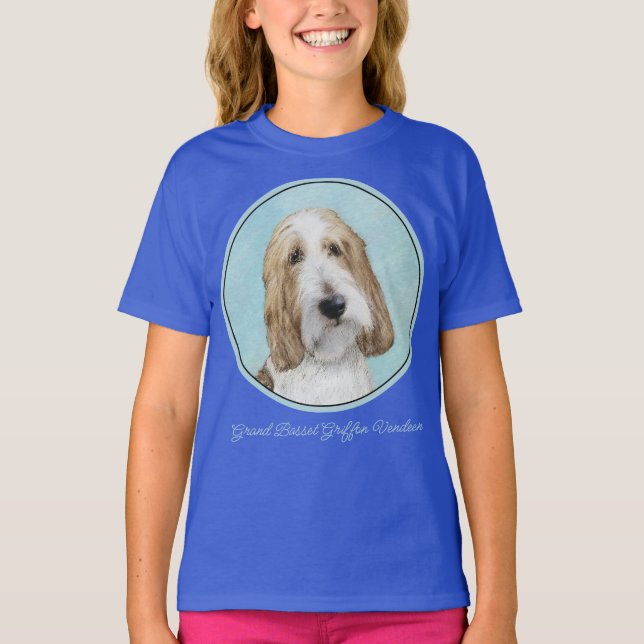 Camiseta Gran Basset Griffon Vendeen - Original Dog Art T- (Anverso)