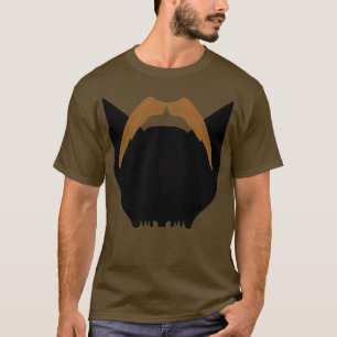 Camiseta Gran bigote y barba grande 1