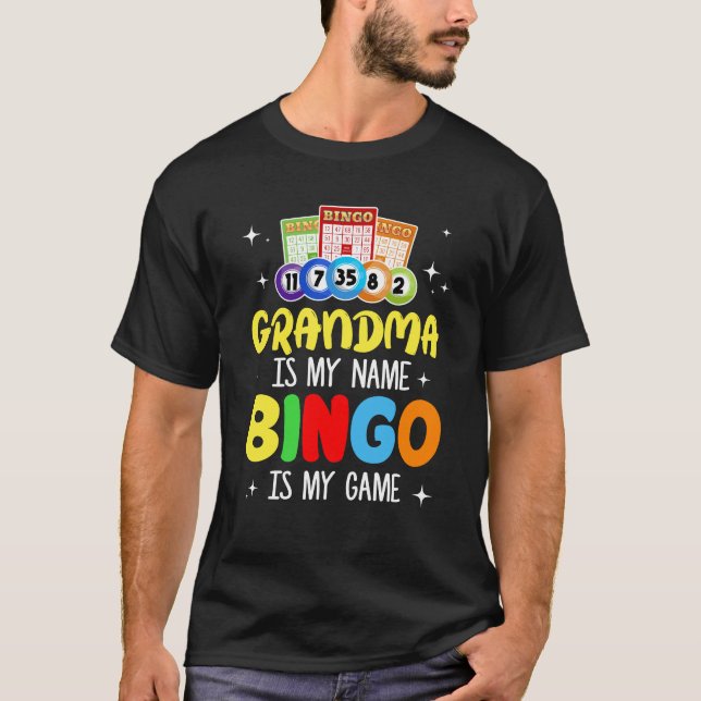 Camiseta Gran Bingo Arte Para Mujeres Abuelas Bingo P (Anverso)
