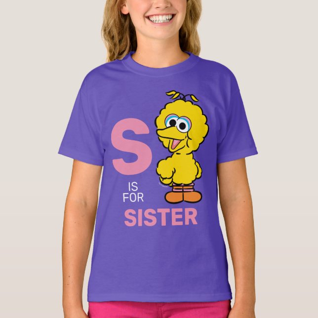 Camiseta Gran Bird | S es para Hermana (Anverso)