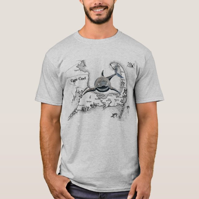 Camiseta Gran blanco de Cape Cod (Anverso)