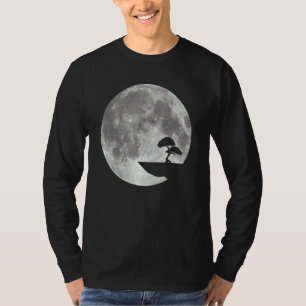 Camiseta Gran Bonsai Tree Moon Set Love Gardening