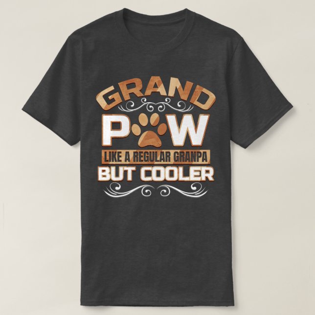 Camiseta Gran brea pero abuelo de Granpas más frío (Diseño del anverso)